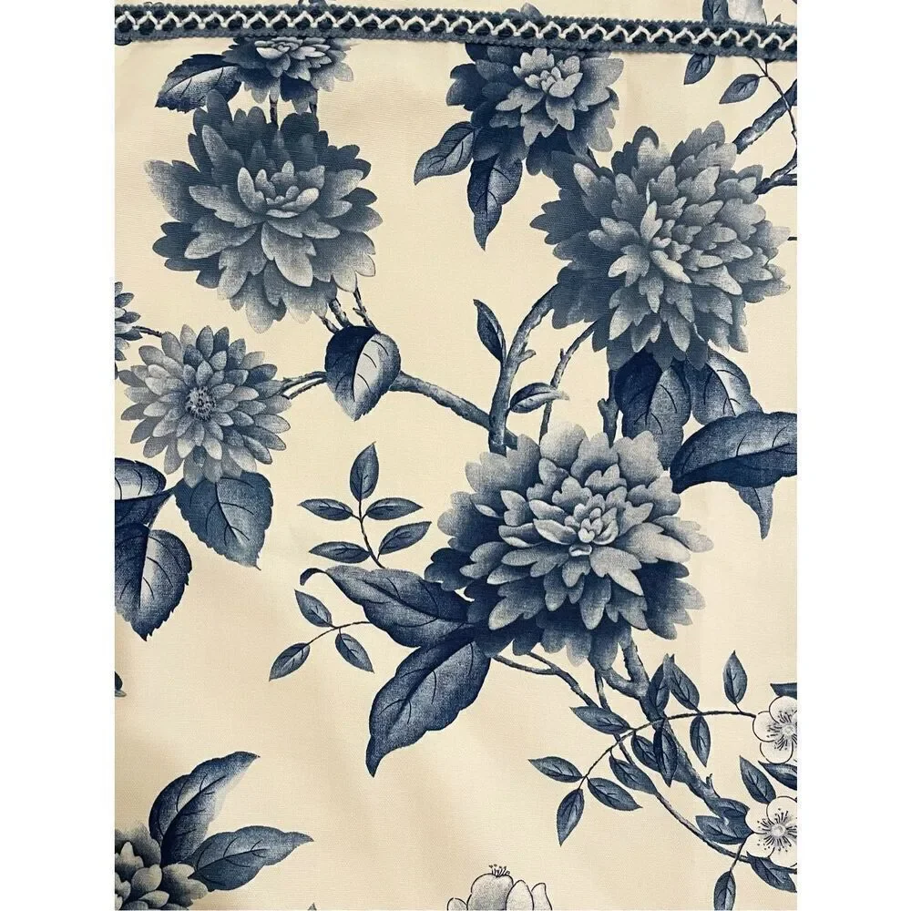 NWOT Williamsburg Waverly Garden Room Blue Chinoiserie Pillow Cases Shams 26x20